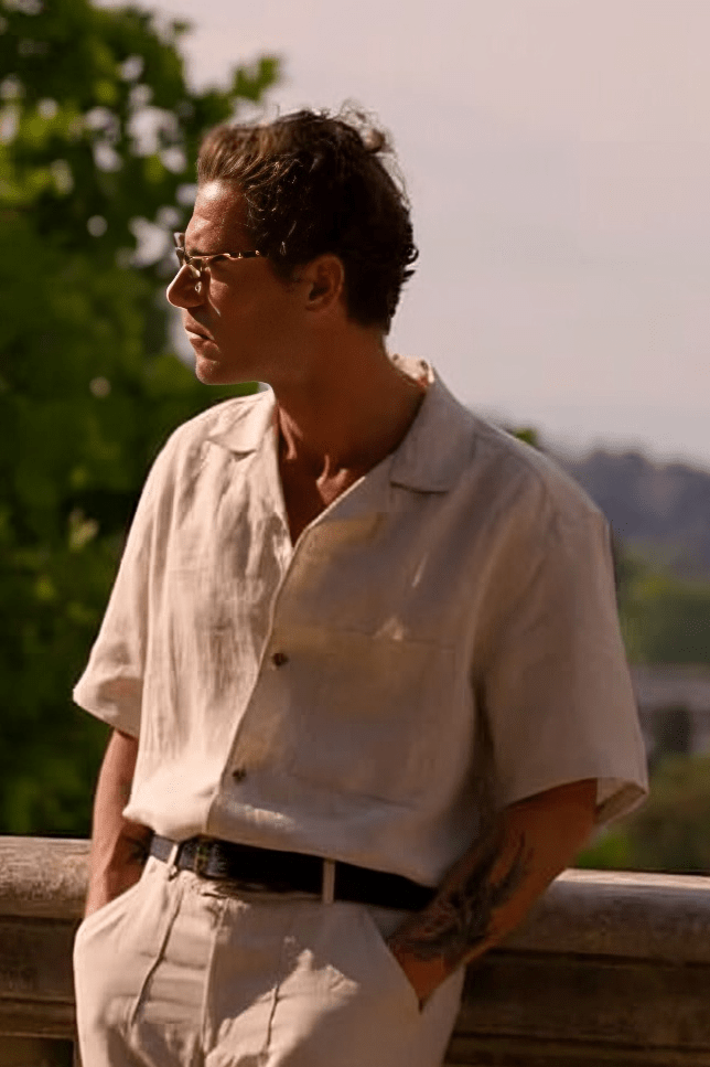 Classic Linen Shirt in Beige