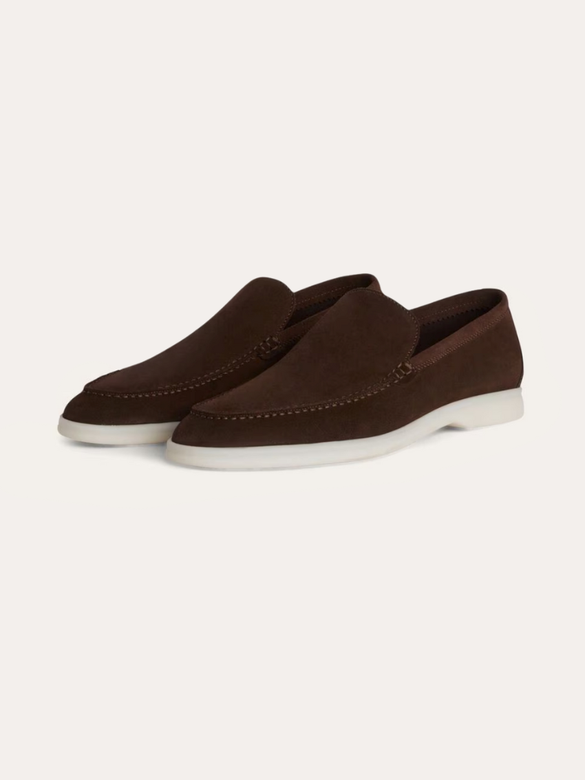Old Money Suede Loafers Mænd-1