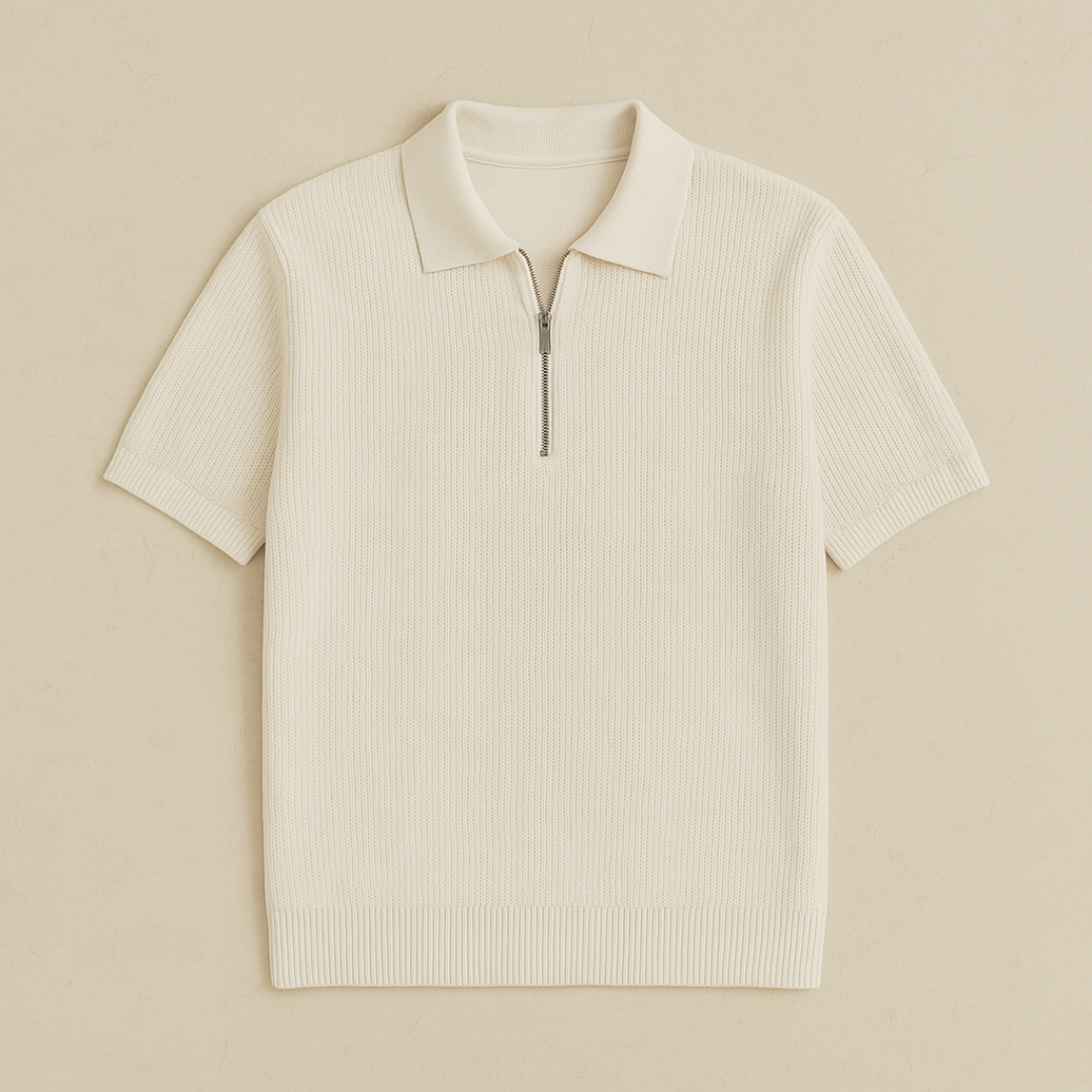 Jonas - Moderne Half-Zip Polo