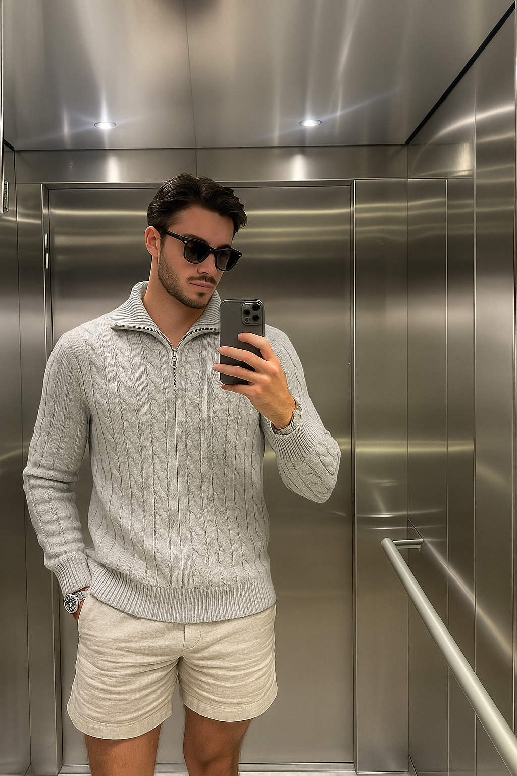 Enrico – Old Money Half-Zip Cable Knit