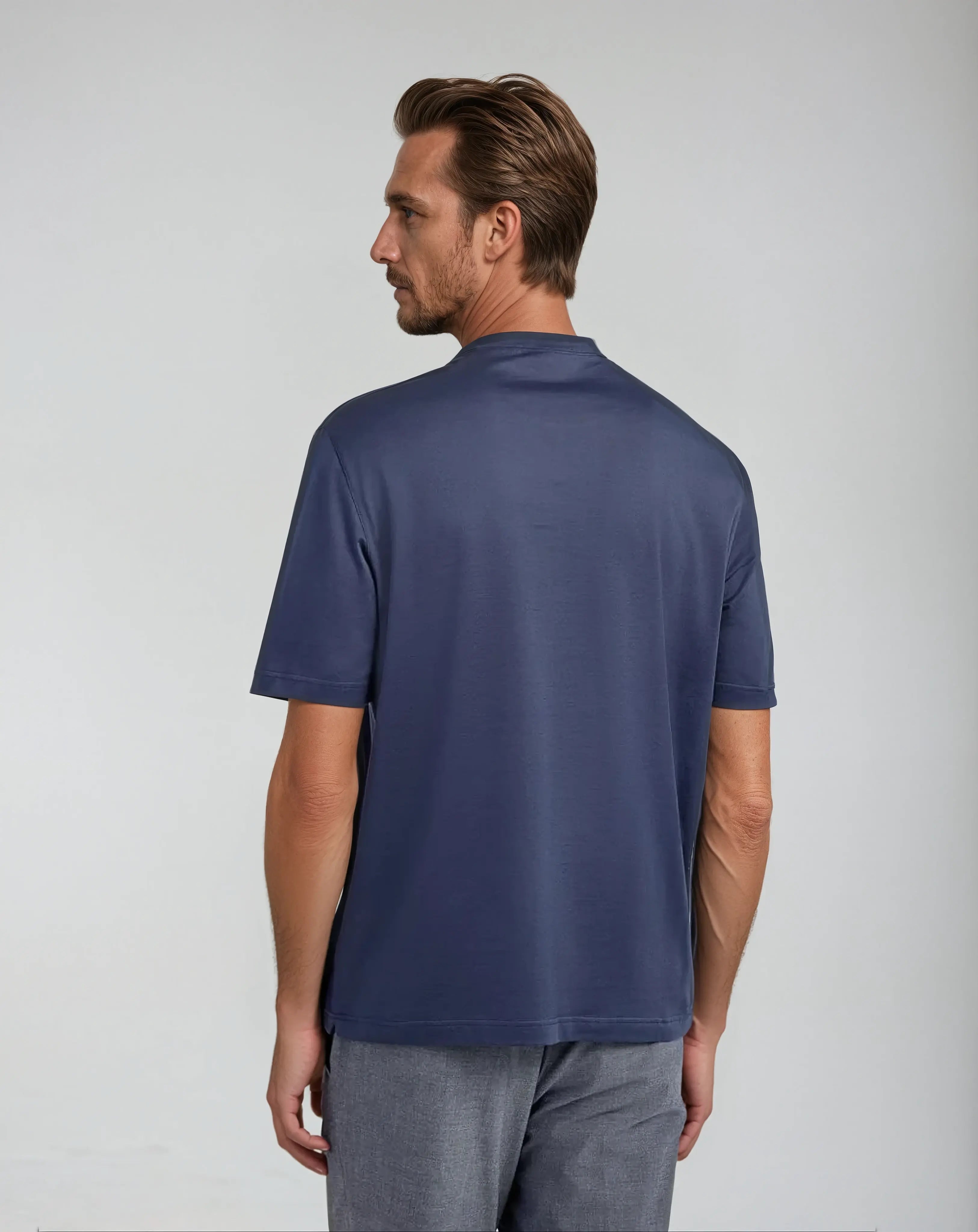 Basic Navy Supima T-shirt