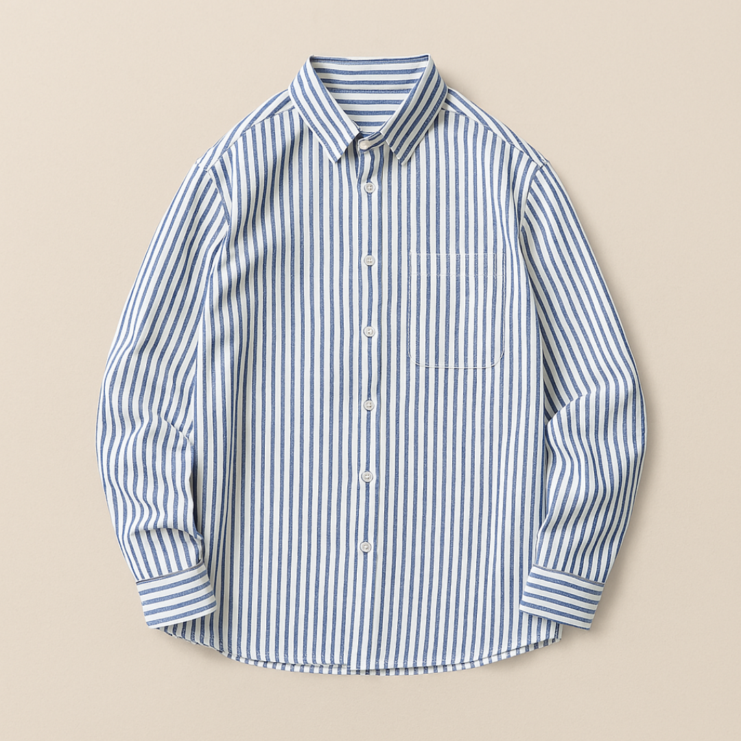 Henrik – Elegant Striped Summer Top
