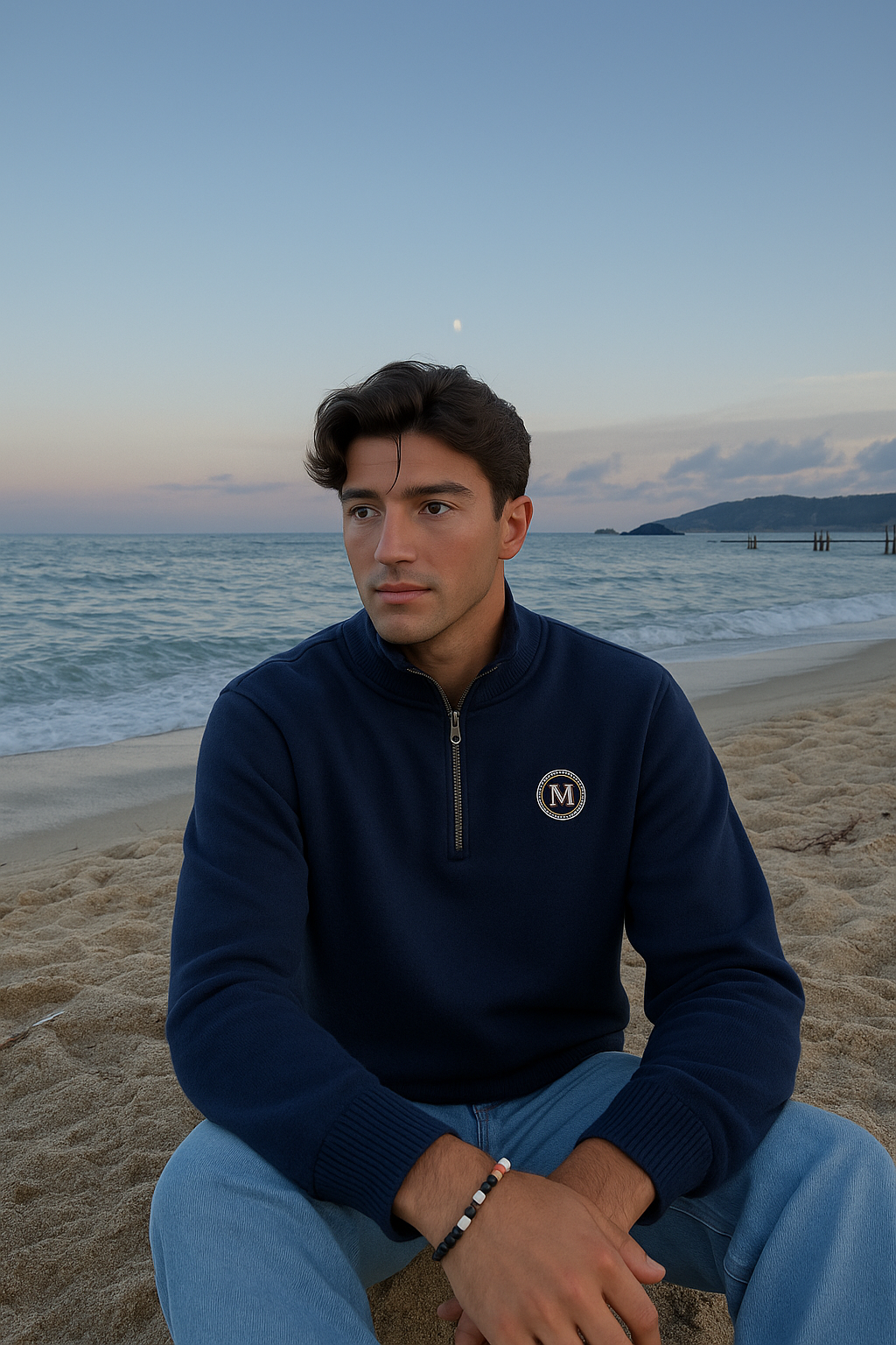 Henrik – Stylish Half-Zip Sweater for Men