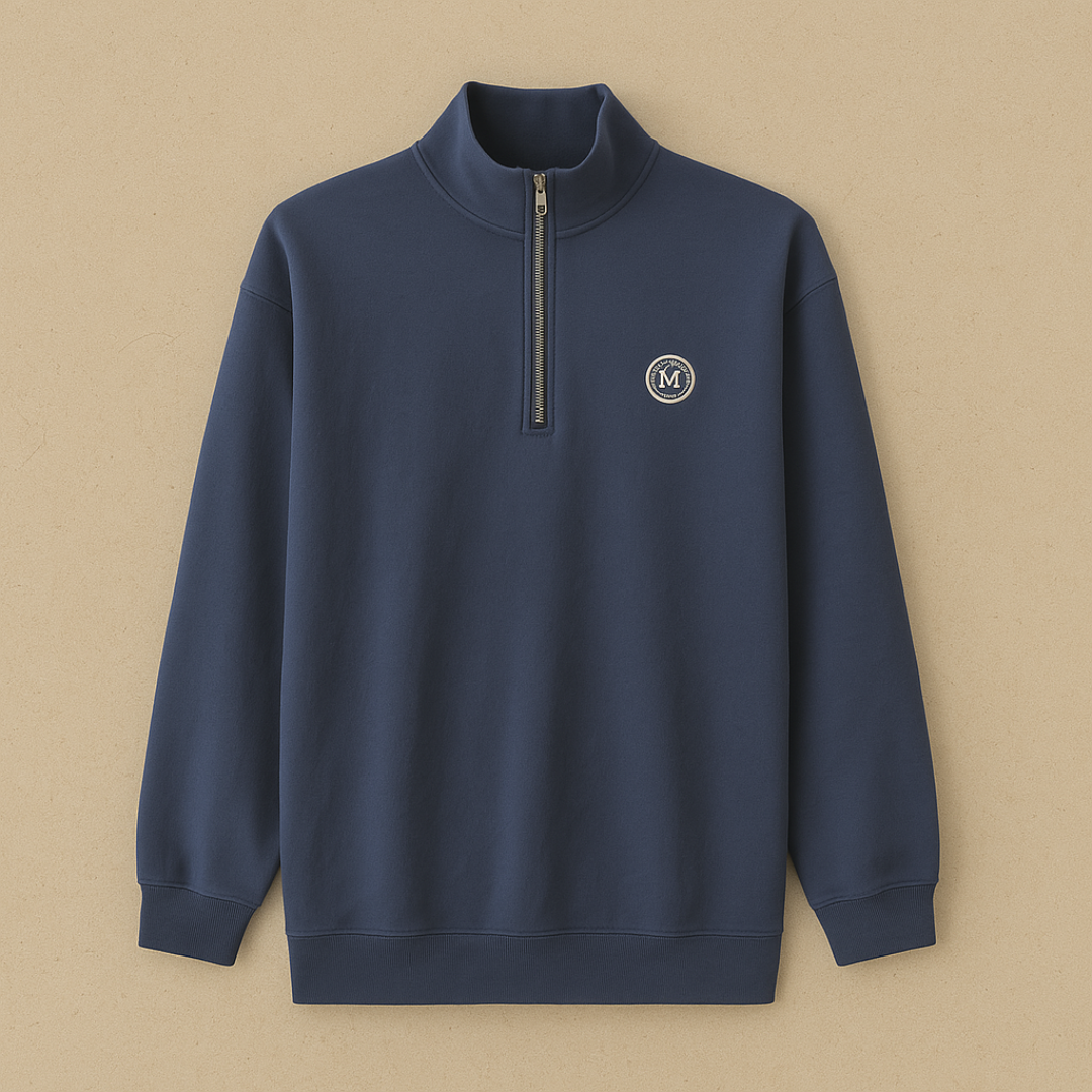 Henrik – Stylish Half-Zip Sweater for Men