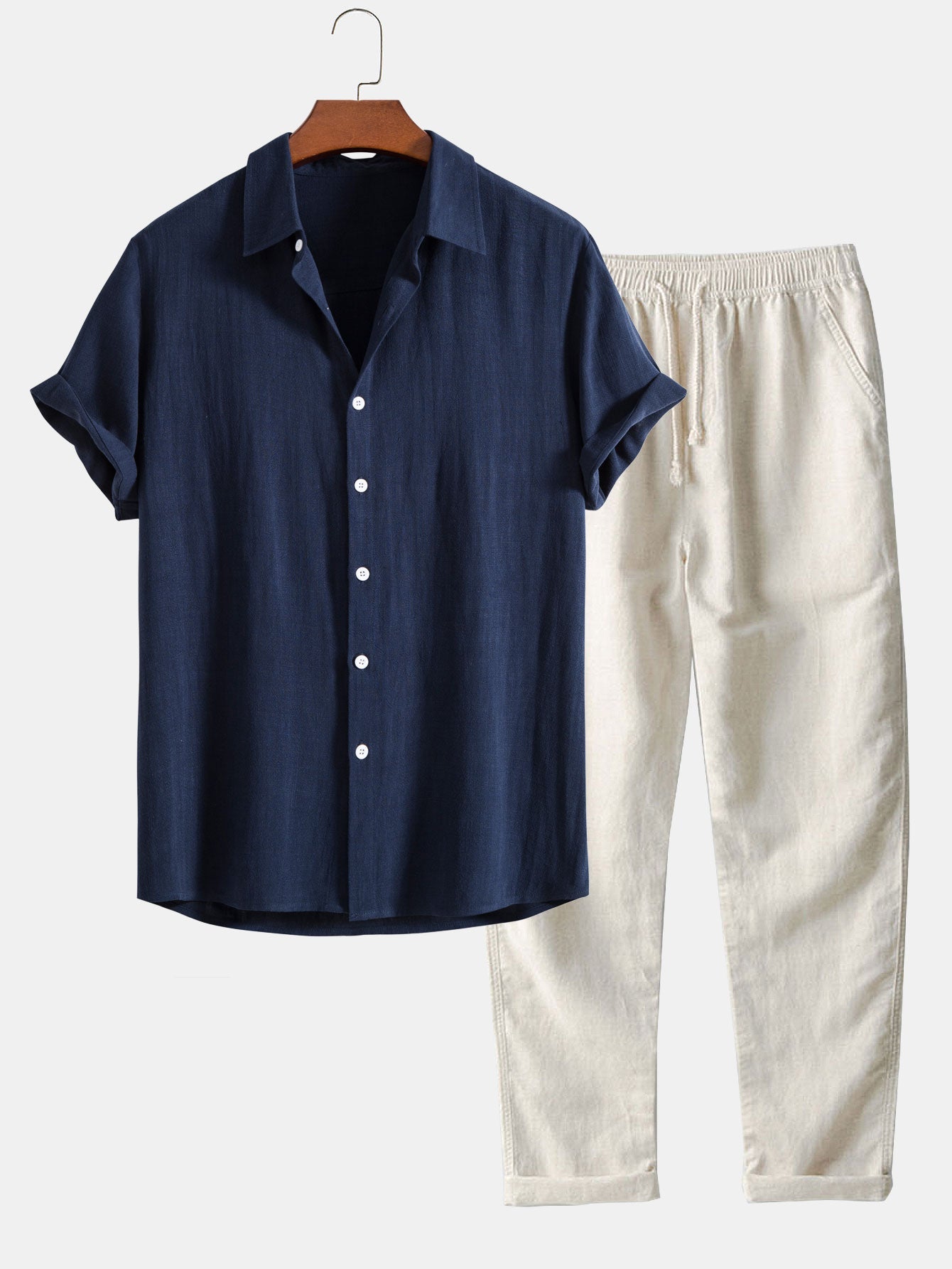 James | Linen summer set for men