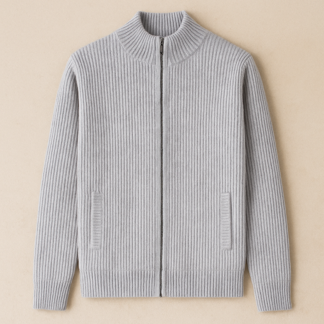Jasper – Elegant Cashmere Knitted Vest
