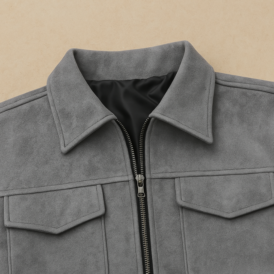 Jonas - Modern Suede Men's Jacket