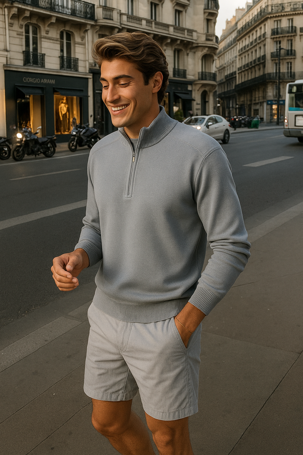 Jonas – Timeless Wool Half-Zip Sweater