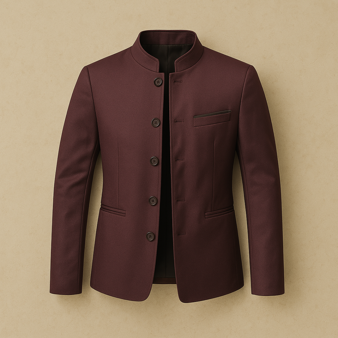 Lars - Elegant Raised Collar Summer Blazer