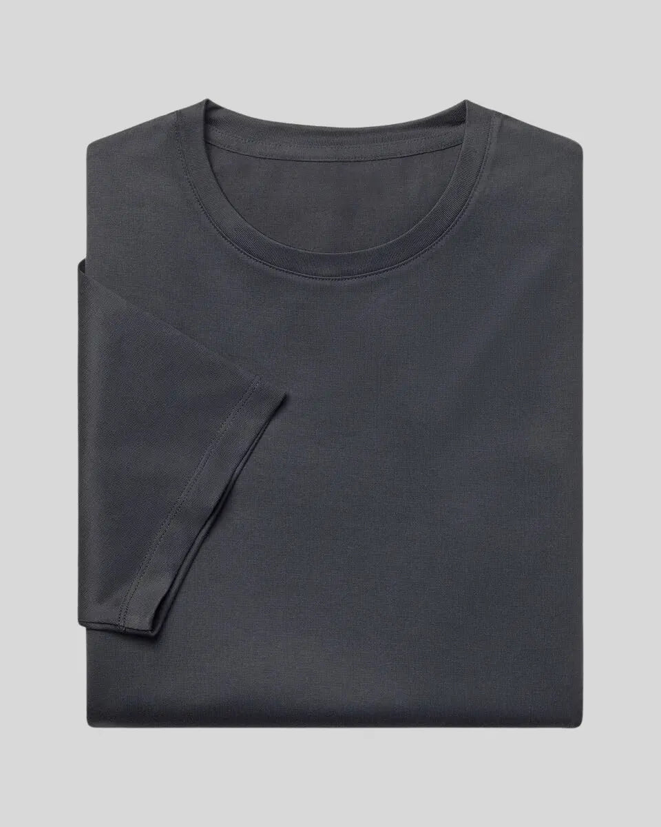 Liam - Grey Basic T-shirt