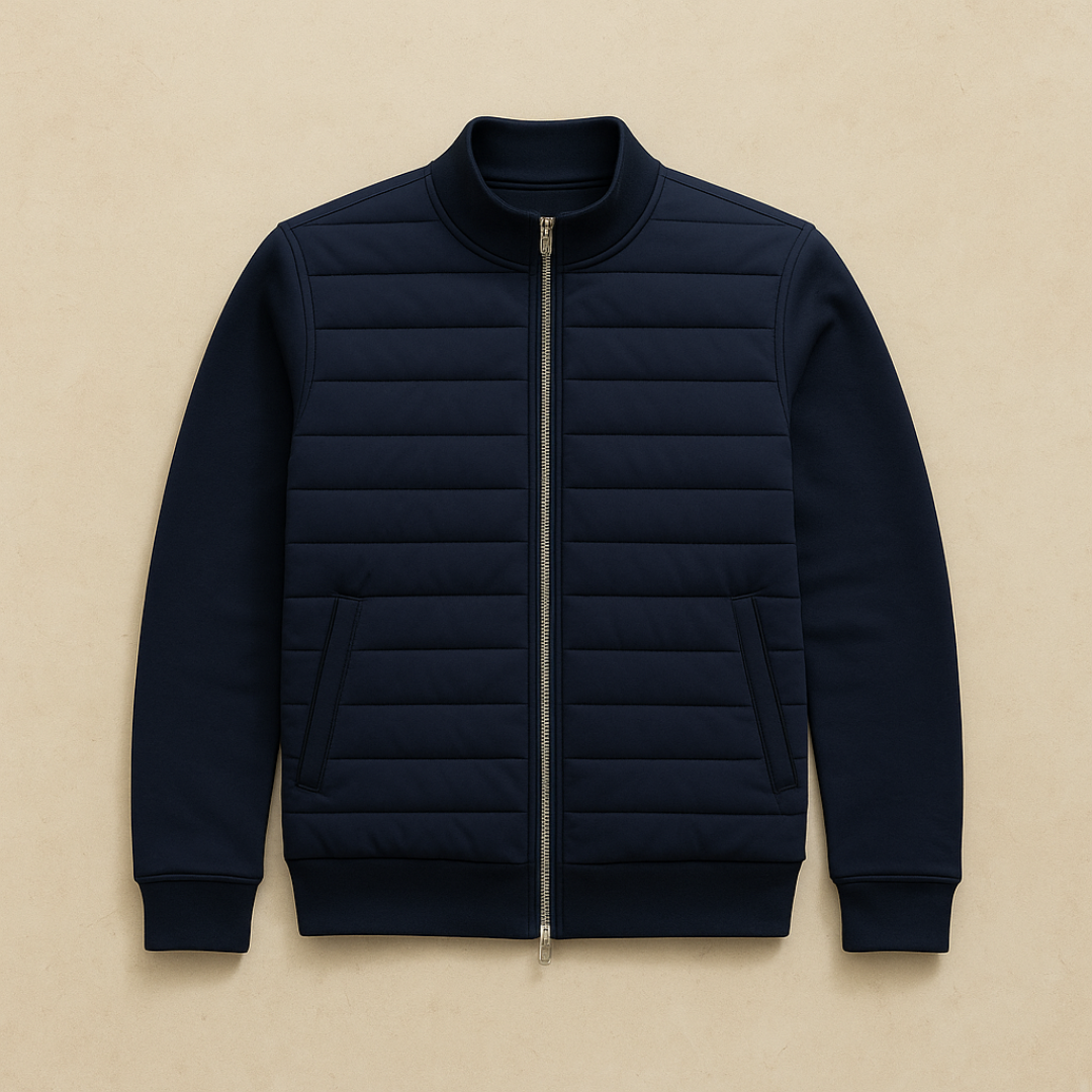 Anton – Strik Bomberjakke Slim Fit