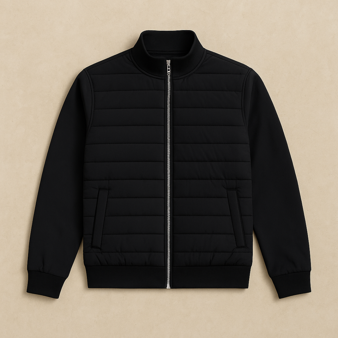 Anton – Strik Bomberjakke Slim Fit