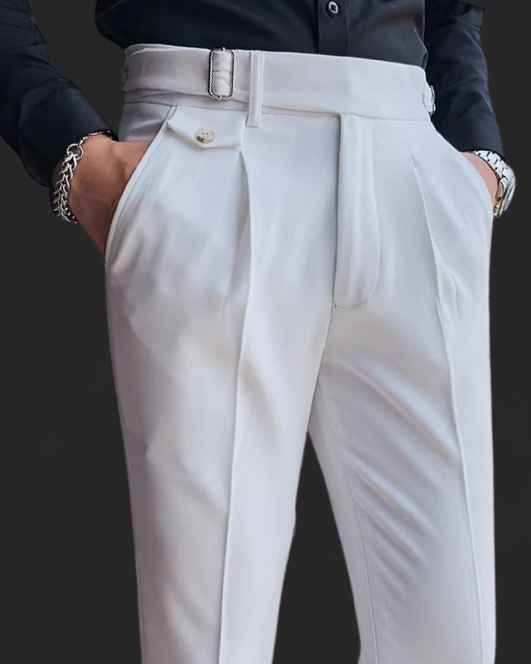 Marcello pleated trousers