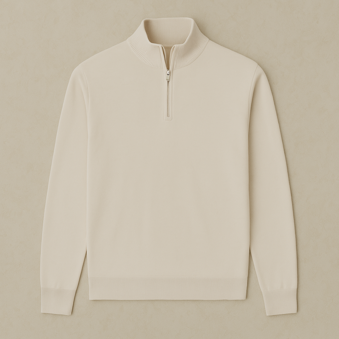 Niels – Comfortable Half-Zip Sweater