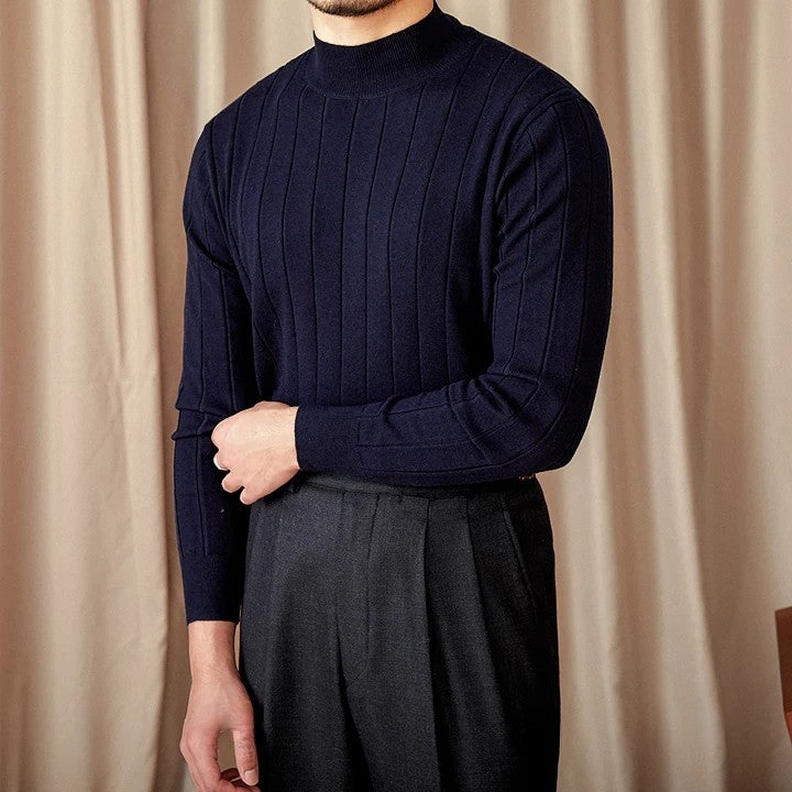 Old Money Turtleneck Sweater-2