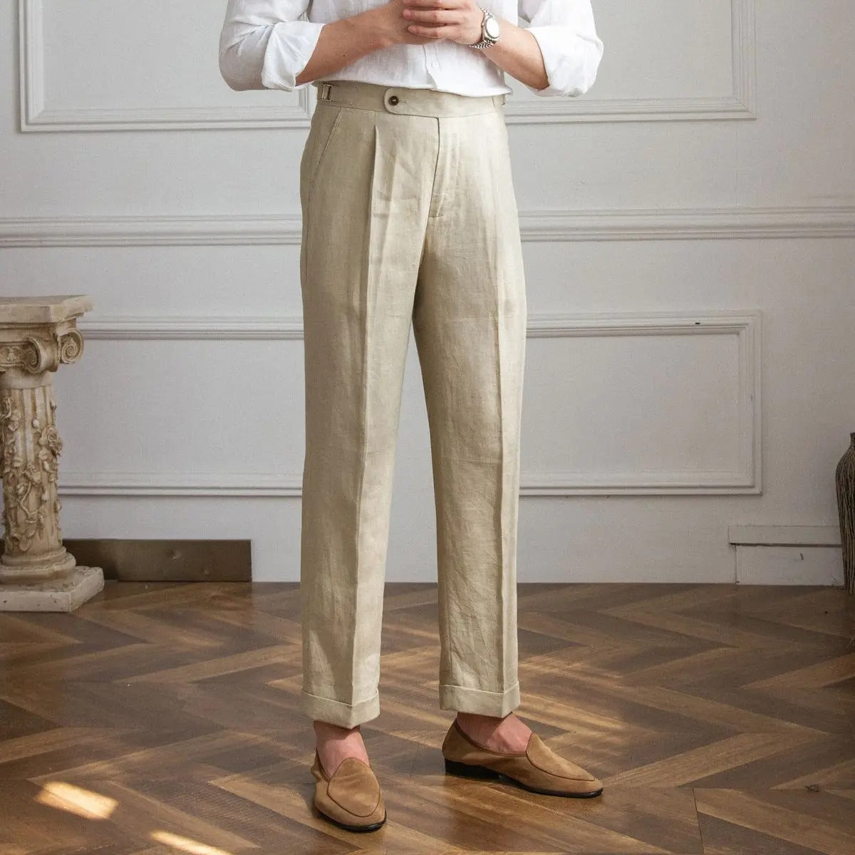 Old Money linen pants