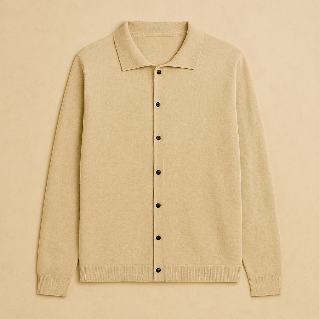 Rasmus – Lightweight Cashwool Polo Vest