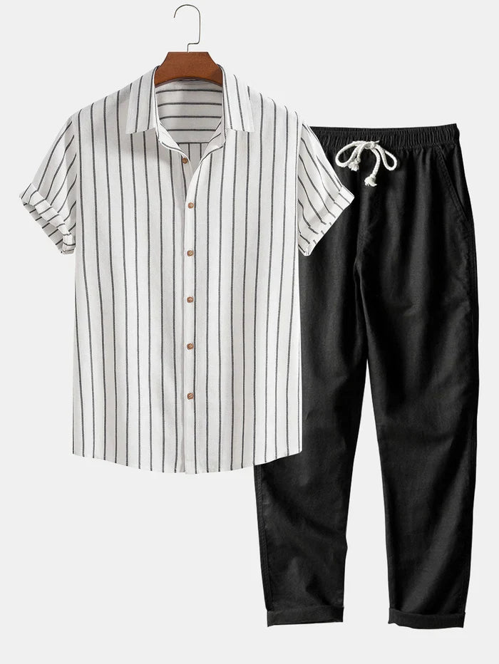 Casual Linned Outfit Herre