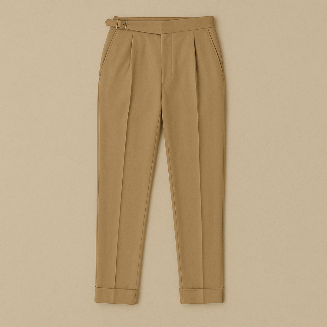Simon – Elegant High Waisted Trousers