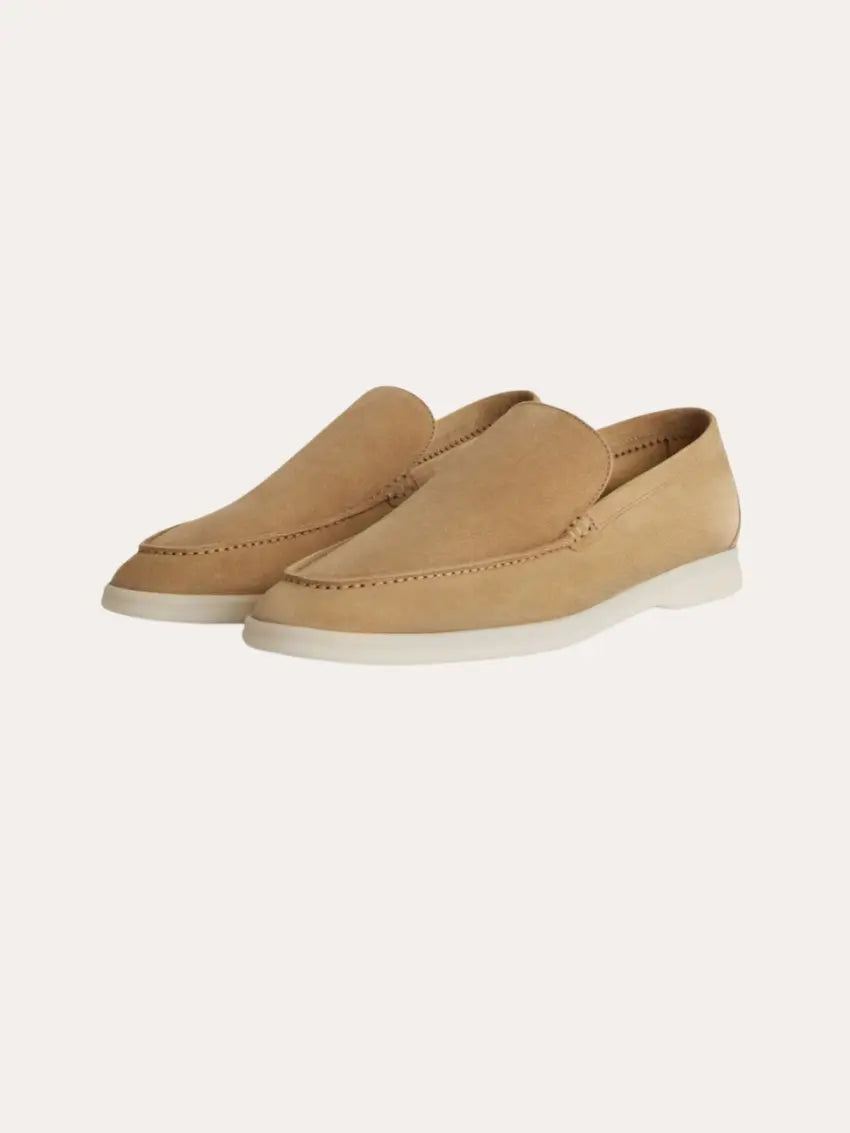 Thomas - Khaki Suede Loafers