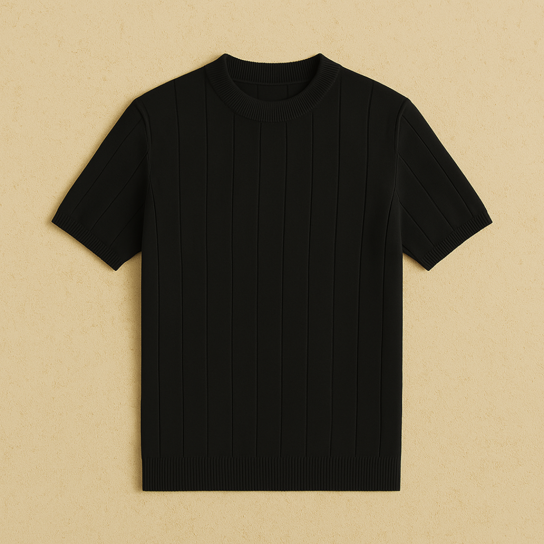Viktor Ribbed Crewneck T-Shirt