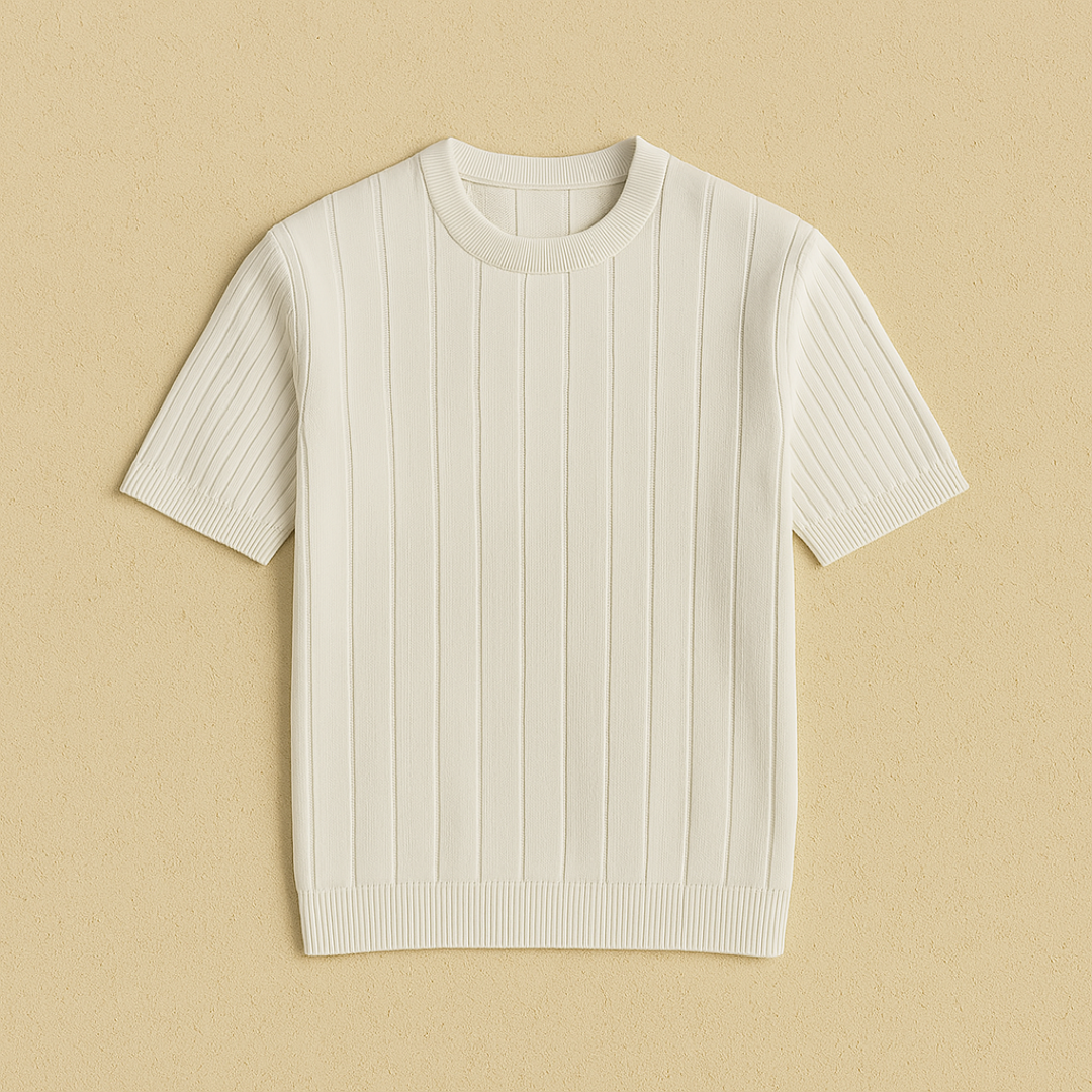 Viktor Ribbed Crewneck T-Shirt