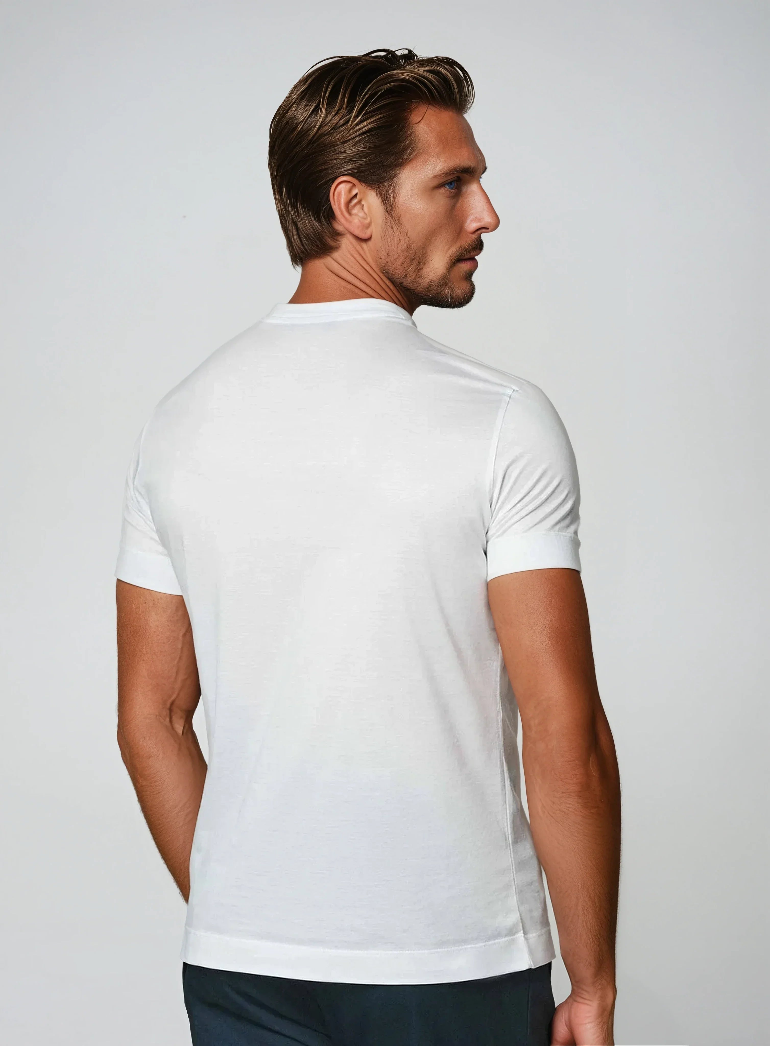 White T Shirt Men
