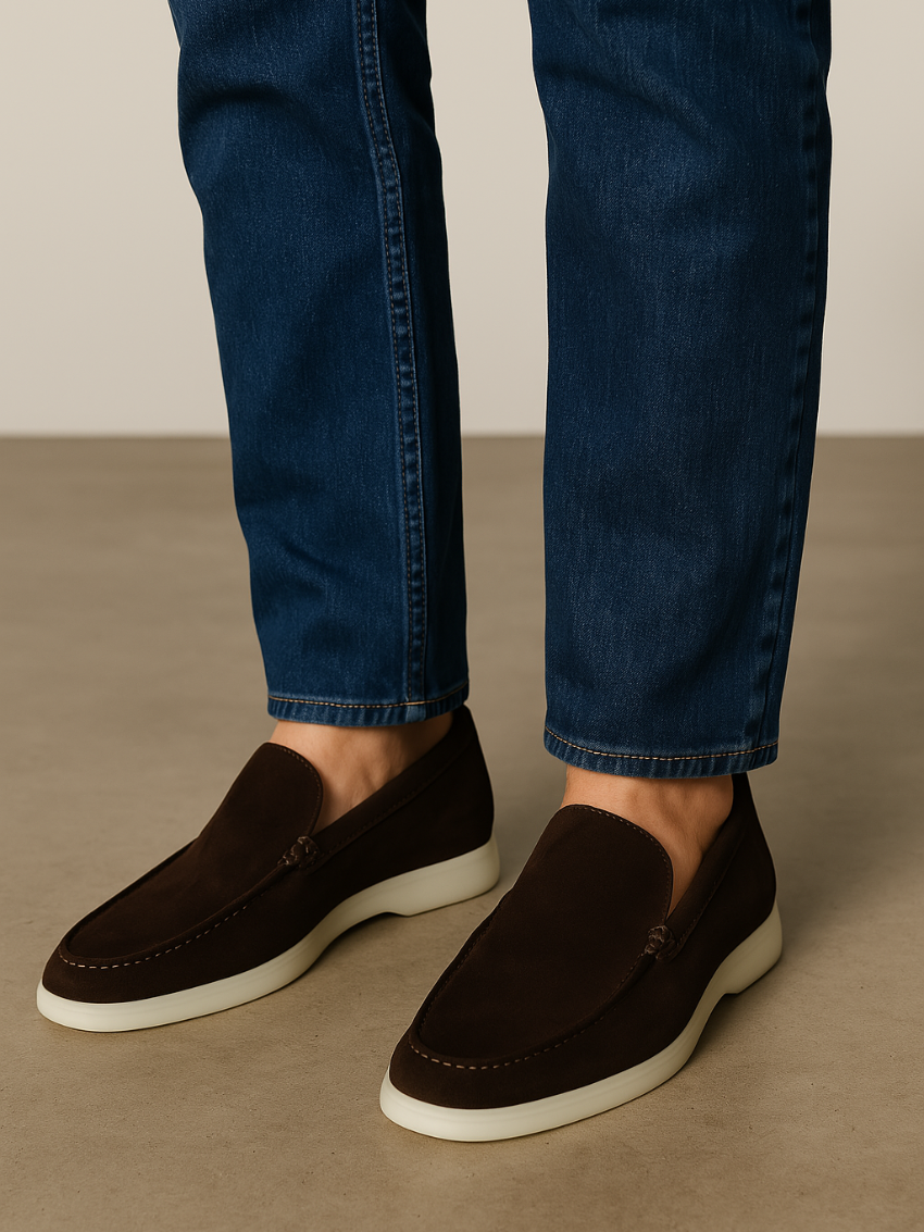 Old Money Suede Loafers Mænd-6