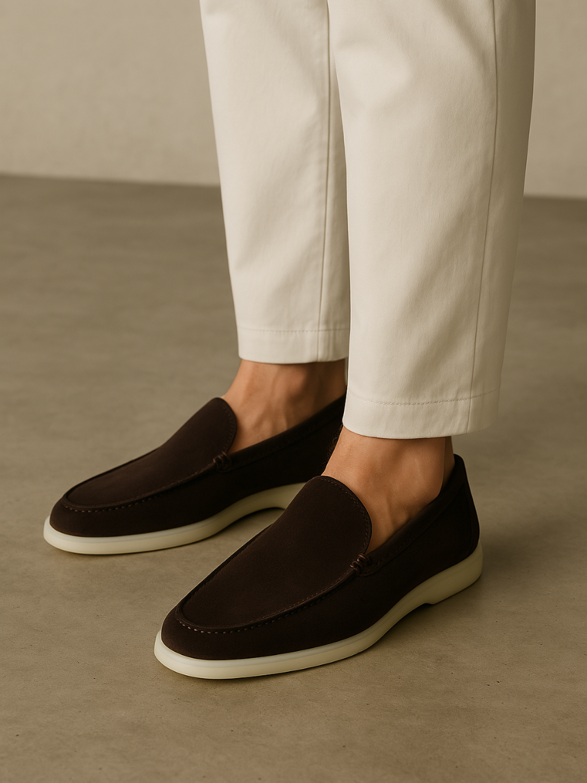 Old Money Suede Loafers Mænd-3
